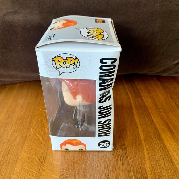 CONAN as Jon Snow Game of Thrones Funko Pop 26 Comic Con San Diego TBS #26 SDCC - Picture 3 of 6